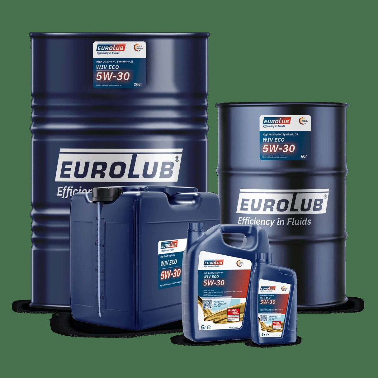 Huile moteur Eurolub 5w30ll3 208 l wiv eco