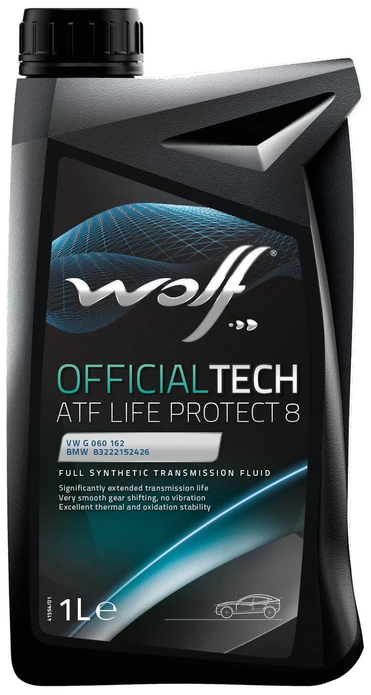 Huile de transmission Wolf Officialtech Atf Life Protect 8. huile pour engrenages 1l atf off.tech lifeprot. 8