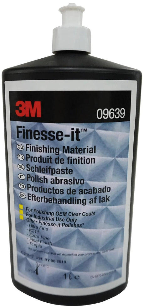 3m pâte à poncer finesse-it pâte de finition 1 litre. 09639 bouteilles d'eau finesse-it