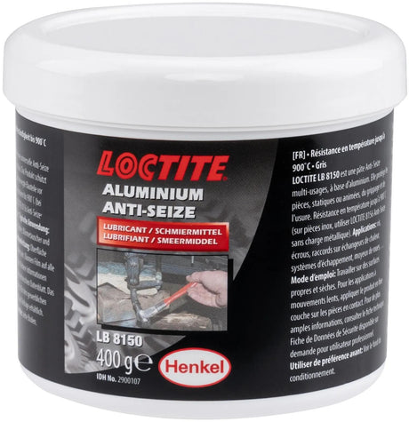 Pâte de montage Loctite lb aluminium anti-grippant 400g bidon lb 8150