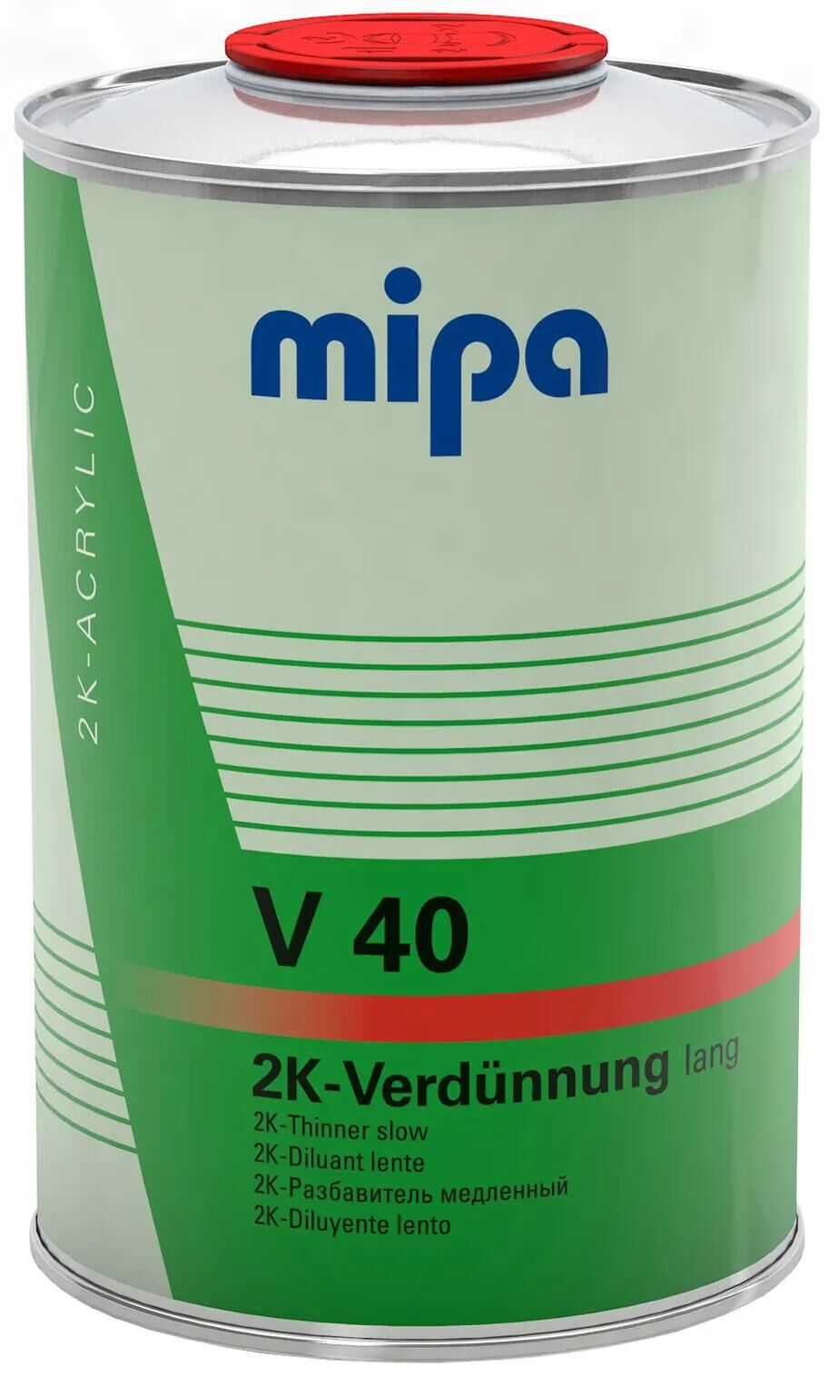 Mipa diluant v 40 long ds... Réducteur 2k 1000ml long
