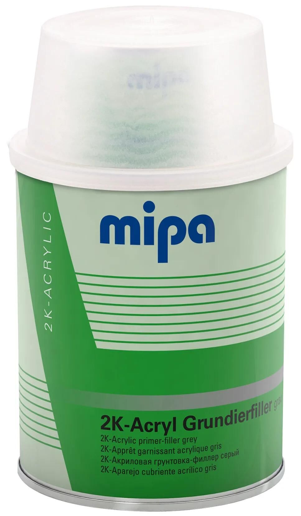 Mipa 2k-acrylic-primer-filler Apprêt acrylique 2k gris 1 ltr.