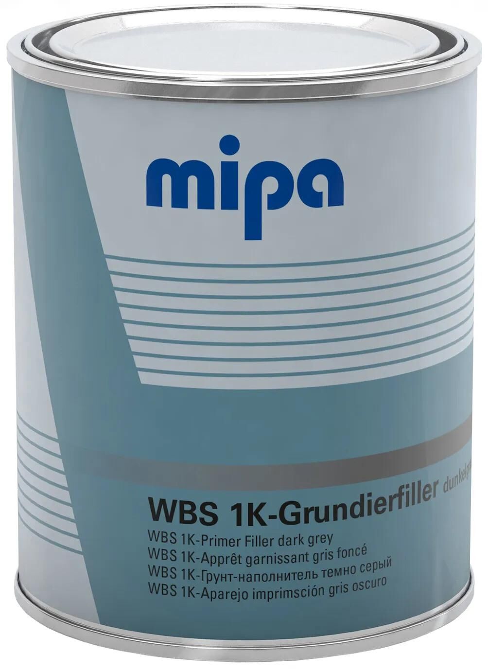 Apprêt Mipa wbs 1k wbs 1k apprêt de remplissage gris foncé