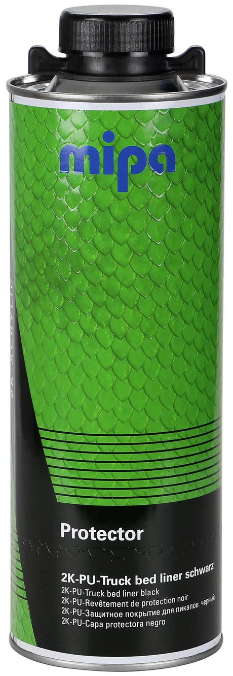 Revêtement de caisse de camion protecteur de couche de finition Mipa. protecteur noir 750ml