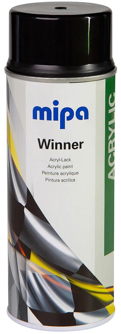 Mipa peinture automobile gagnant laque acrylique noir glo 400 ml