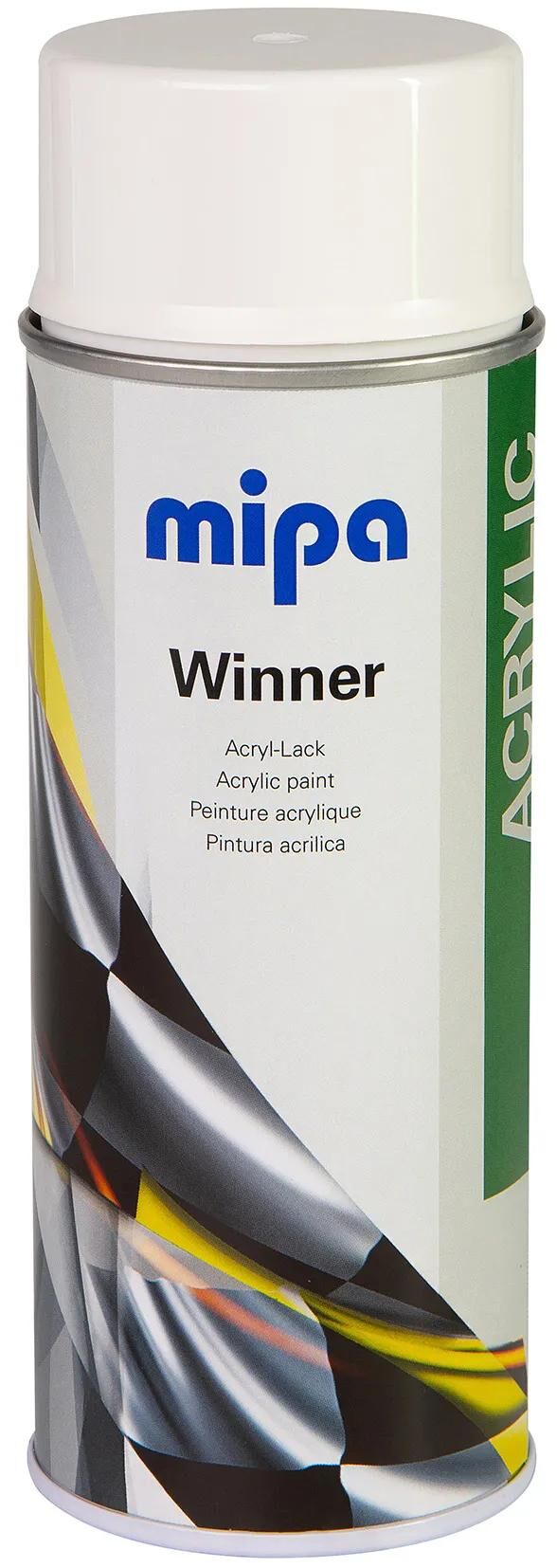 Mipa peinture automobile gagnant laque acrylique blanc glo 400 ml
