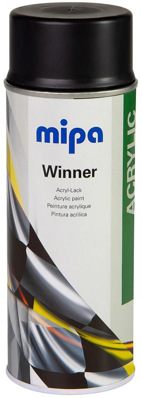 Mipa peinture automobile gagnant laque acrylique noir s.- 400 ml
