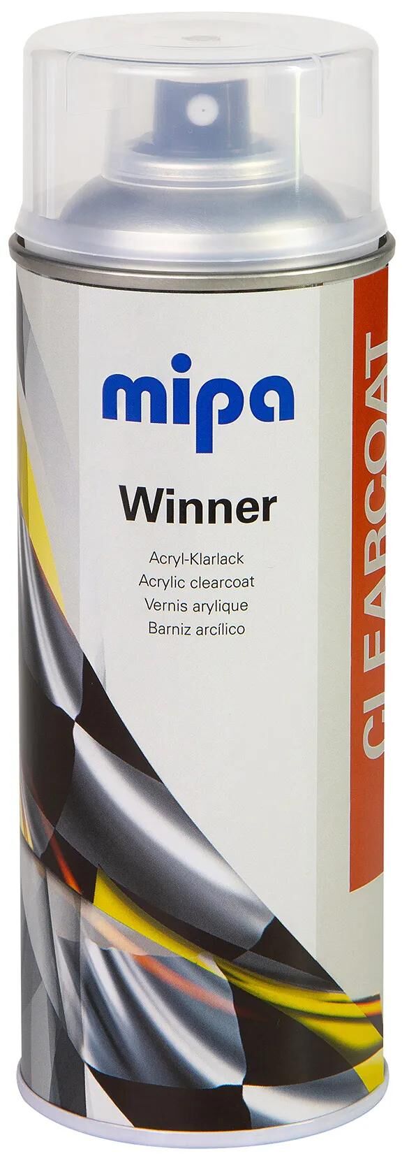 Mipa Clear Coat Winner Peinture acrylique transparente brillante 400 ml