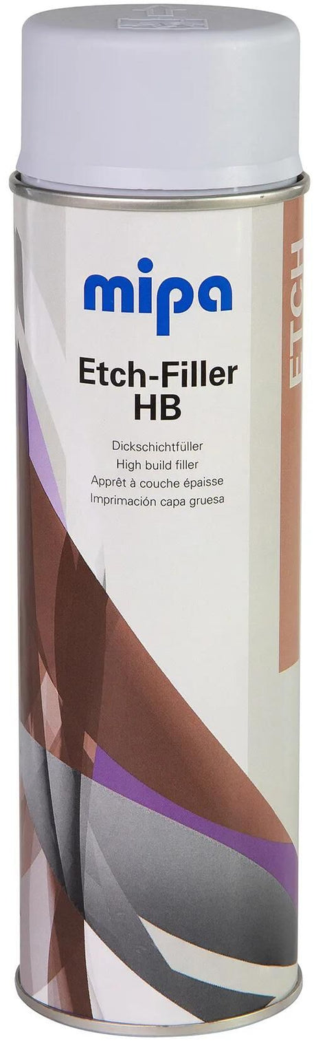 Mipa fond autocollant etch-filler hb . mastic de gravure hb spray 500 ml gris clair