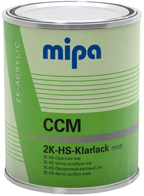 Mipa vernis transparent ccm ds.2k-hs peinture transparente mate peinture transparente 1l