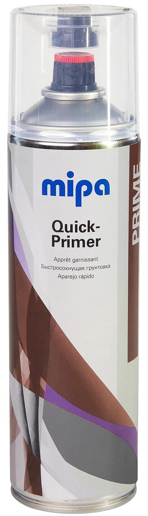 Remplisseur Mipa pour spray d'apprêt. spray d'apprêt rapide 500ml gris foncé