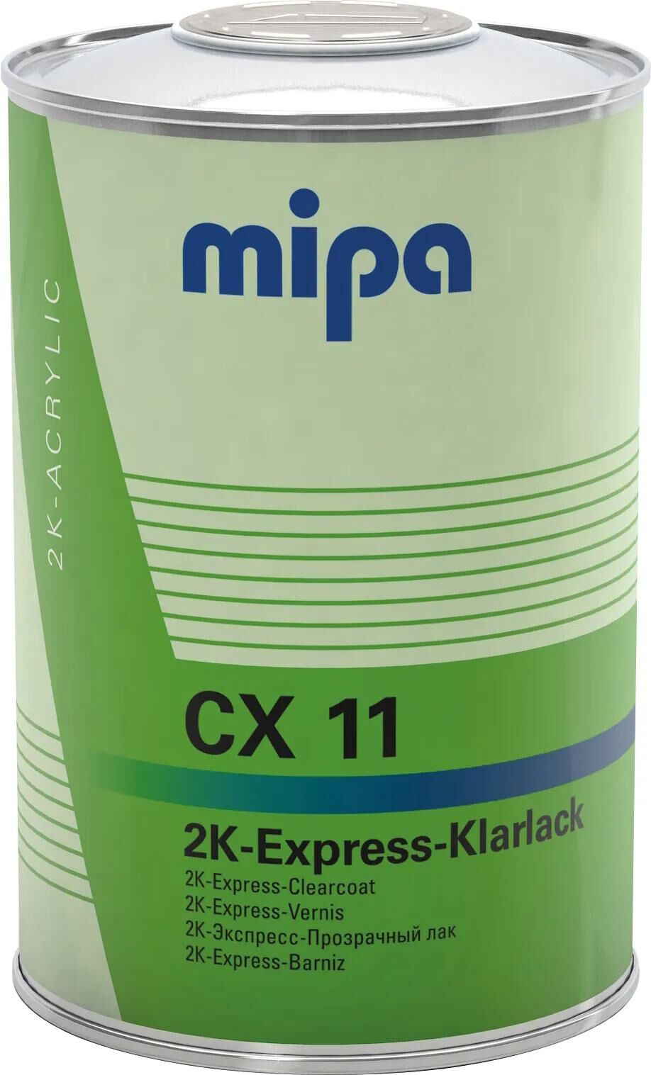 Vernis transparent Mipa cx 11 . Peinture transparente express 2k cx 1l