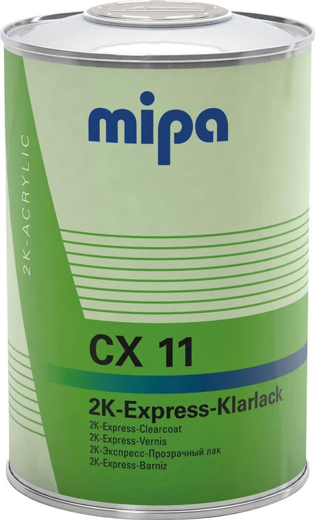 Vernis transparent Mipa cx 11 . Peinture transparente express 2k cx 1l