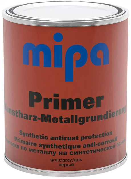 Apprêt Mipa, apprêt au phosphate de kh-zinc sans chromate avec une bonne amorce de protection contre la corrosion 1 l. gris