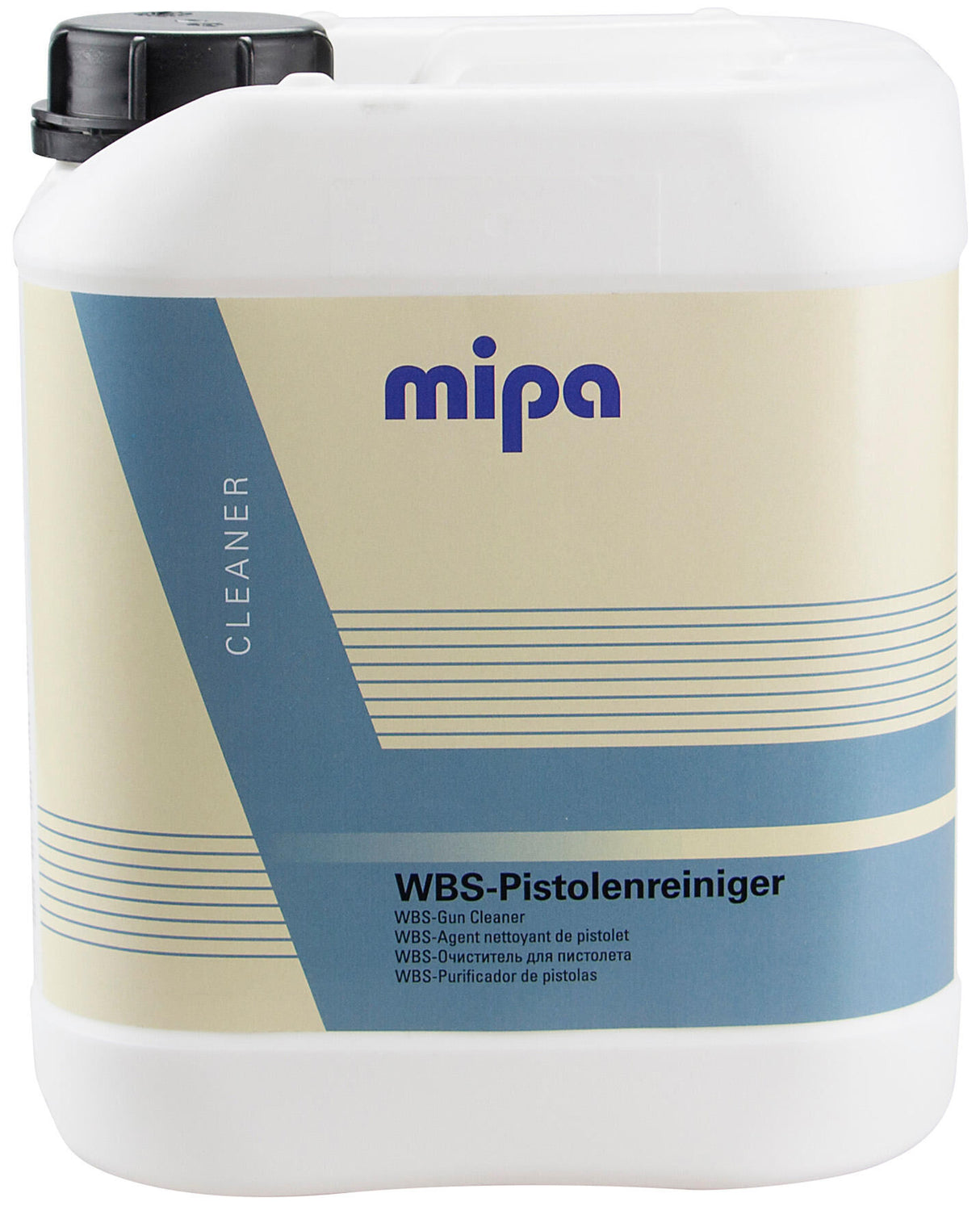 Mipa Cleaner WBS Nettoyant pour pistolet pulvérisateur. nettoyant pour pistolet 5l