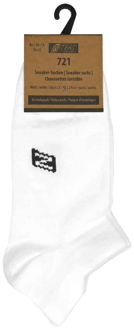 Nitras sécurité nitras chaussettes sneaker sneaker-sock.we gr.47-50 nitras 1pk avec 2 paires