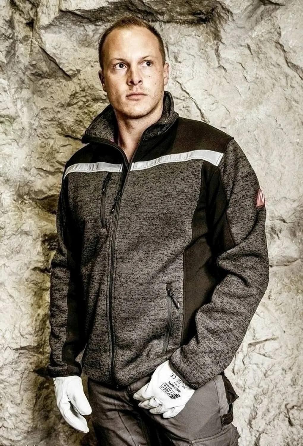 Sécurité Nitras Veste softshell Nitras motion tex plus veste softshell tricotée. motion tex plus noir