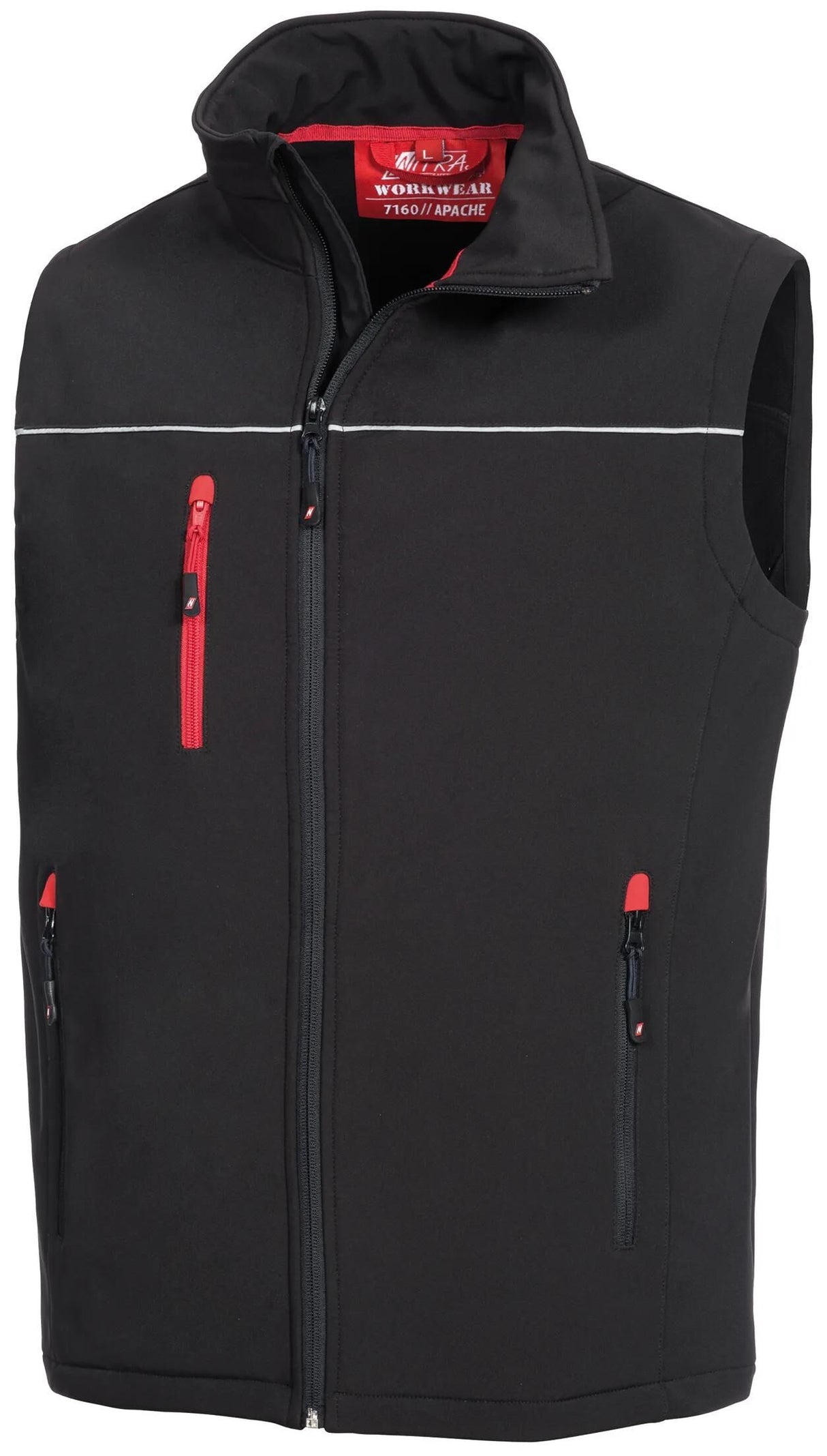 Gilet softshell Nitras de sécurité Nitras motion tex taille de gilet softshell léger. xxl motion tex noir clair