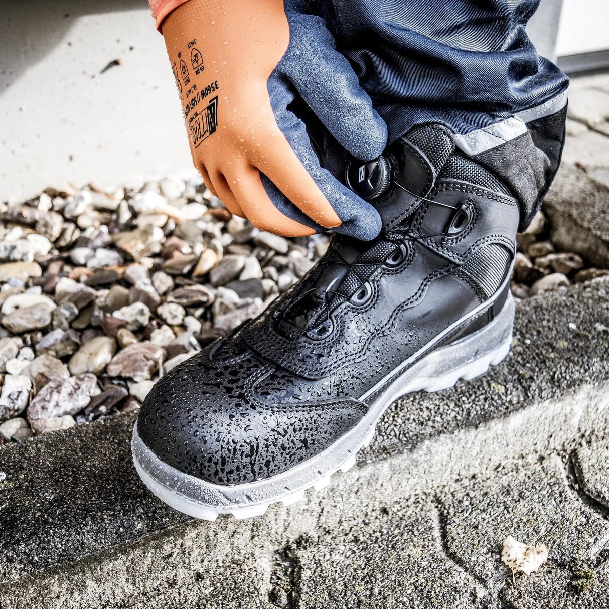 Nitras sécurité botte nitras sport step mid fit bottes de sécurité gr. 46 marches sport, coupe mi-haute