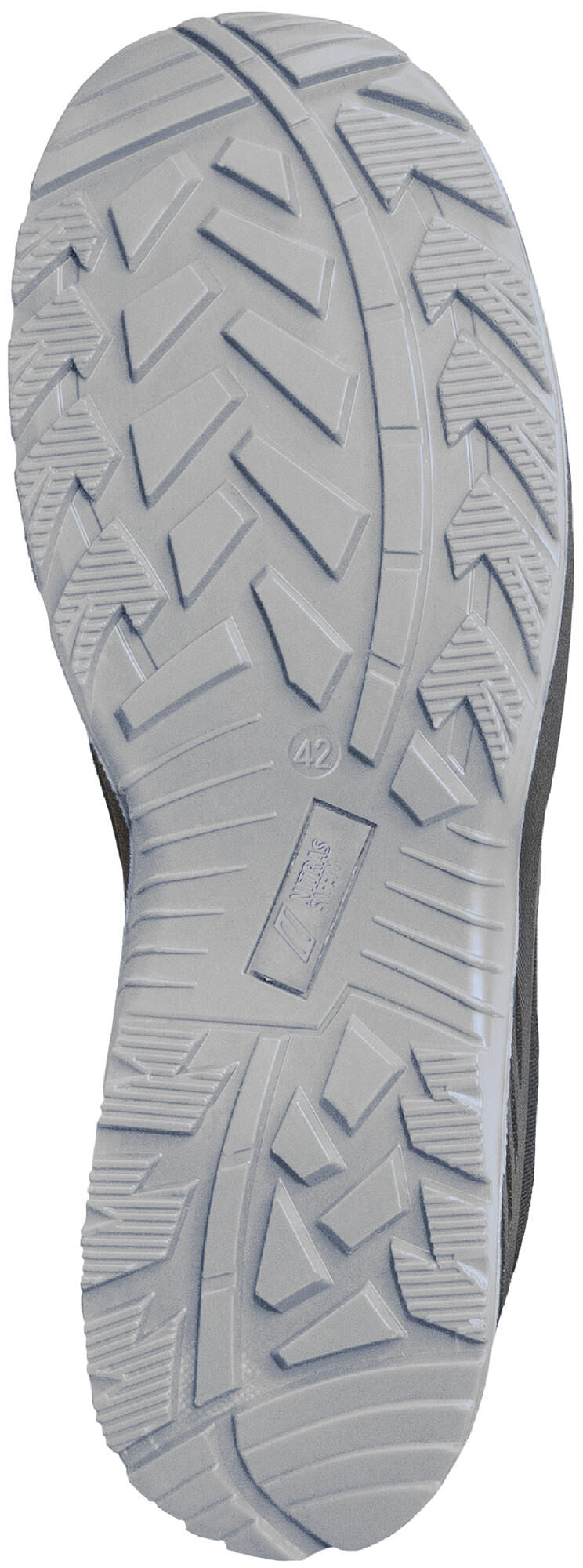 Botte de sécurité Nitras Nitras Solid Step Mid bottes de sécurité gr. 43 marches solides gris moyen