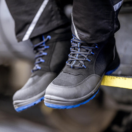 Botte de sécurité Nitras Nitras Solid Step Mid bottes de sécurité gr. 42 solid step bleu moyen