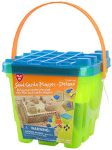 Playgo ensemble de plage château avec accessoires, 21 pièces.