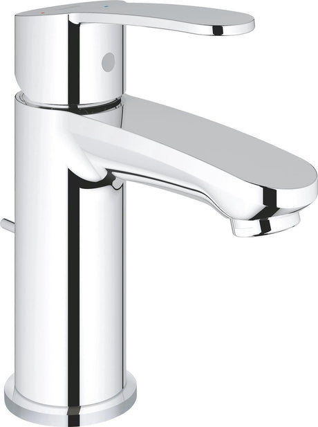 Robinet pour lavabo Grohe eurostyle cosmopolitan - bec bas - avec vidage extractible - chrome