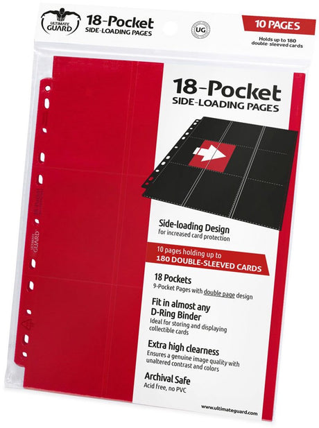 Pages Ultimate Guard 18 pochettes à chargement latéral (10) - ed