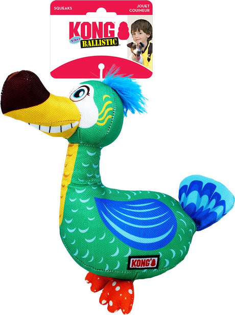 Jouet d’oiseau Kong Ballistic Vibez | couleurs assorties (rouge, jaune, bleu)