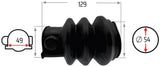 Nb pièces soufflet pliant 49 54 mm nb-parts