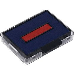 Tampon encreur de rechange trodat 6 50 2 rouge bleu