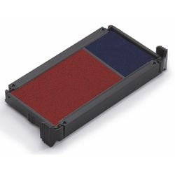 Tampon encreur de rechange trodat 6 4912 2 rouge bleu
