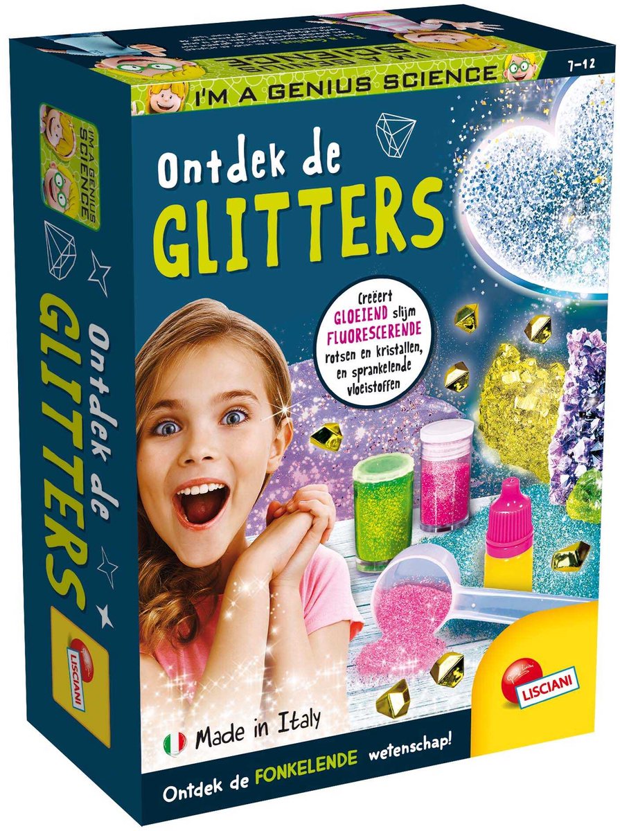 Lisciani je suis un génie de la science de poche - découvrez les paillettes