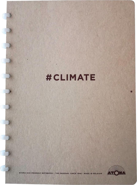 Carnet climatique Atoma, ft a5, 144 pages, ligné, paquet de 10