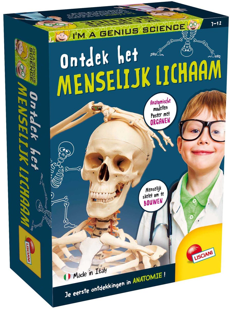 Lisciani je suis un génie de la science de poche - découvrez le corps humain