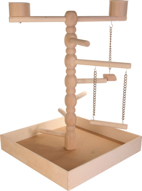 Aire de jeux en bois Trixie pour tourtereaux et perruches