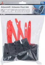 Ensemble de pinceaux techniques BGS, pinceaux éponge en mousse. ensemble de pinceaux en mousse bgs