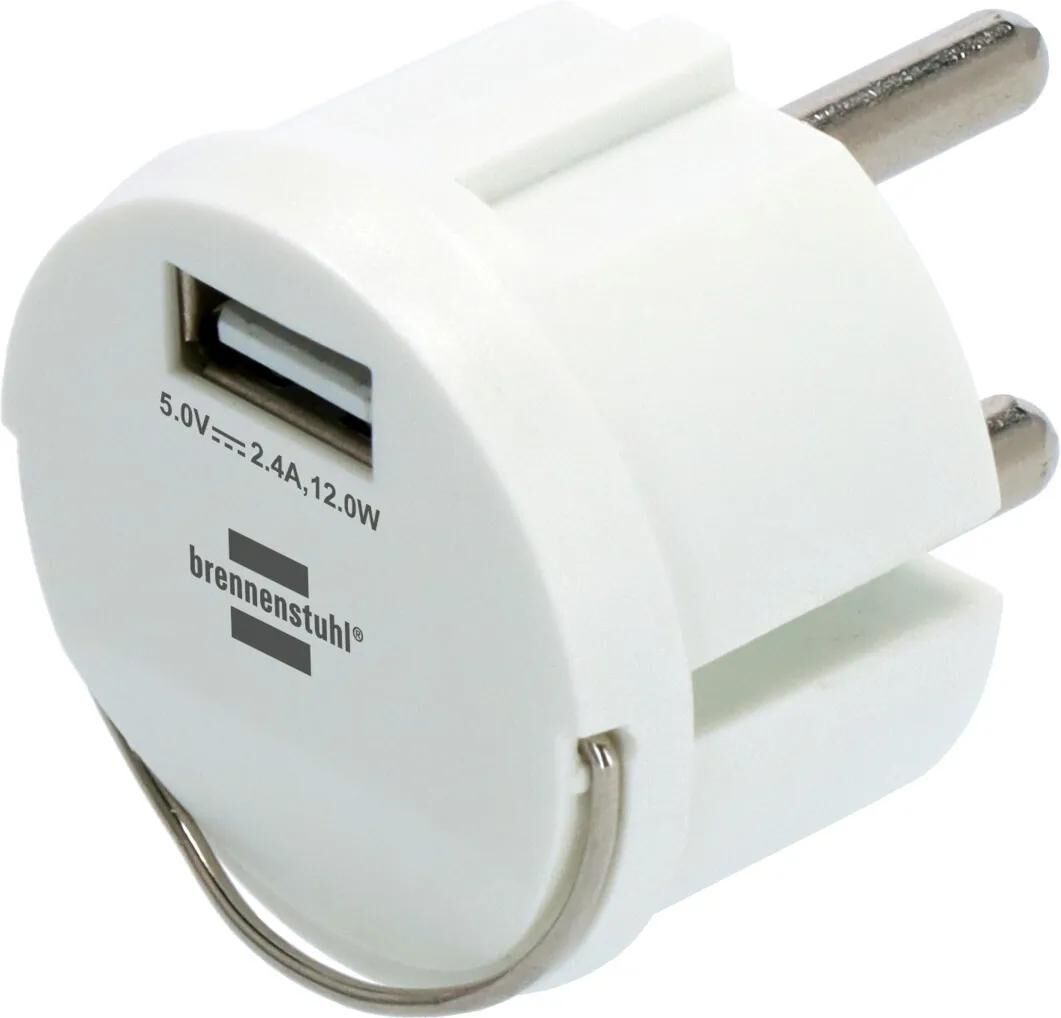 Brennerstuhl adaptateur prise usb adaptateur chaise brûlante 2.4a, blanc
