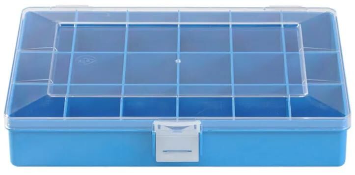 Hünersdorff ps-compact assortiments box boîtes d'assortiment vides, 18 compartiments