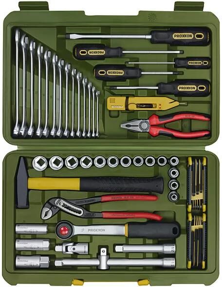 Mallette à outils Proxxon pour voiture et valises universelles 47 pièces