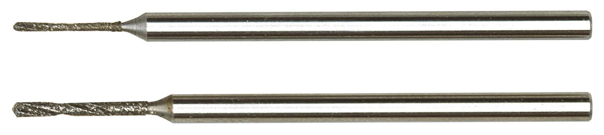Jeu de forets hélicoïdaux Proxxon foret hélicoïdal diamant 1x 0,8 mm et 1x 1,2 mm