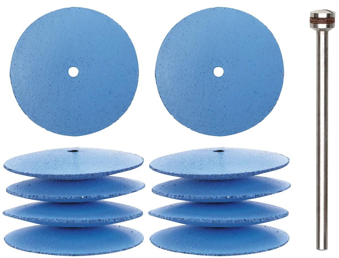 Proxxon kit de polissage disque de polissage en silicone lentille 22mm 10 pièces