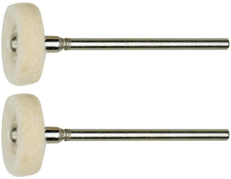 Proxxon jeu de disques de polissage roue de polissage en feutre 22mm 2 pièces