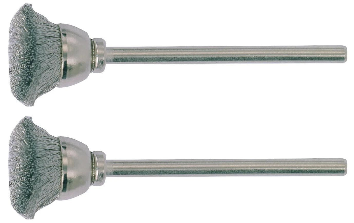 Proxxon brosse brosses avec manche 2pcs d=13mm inox