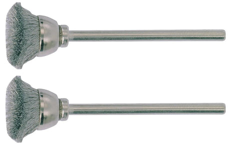 Proxxon brosse brosses avec manche 2pcs d=13mm inox