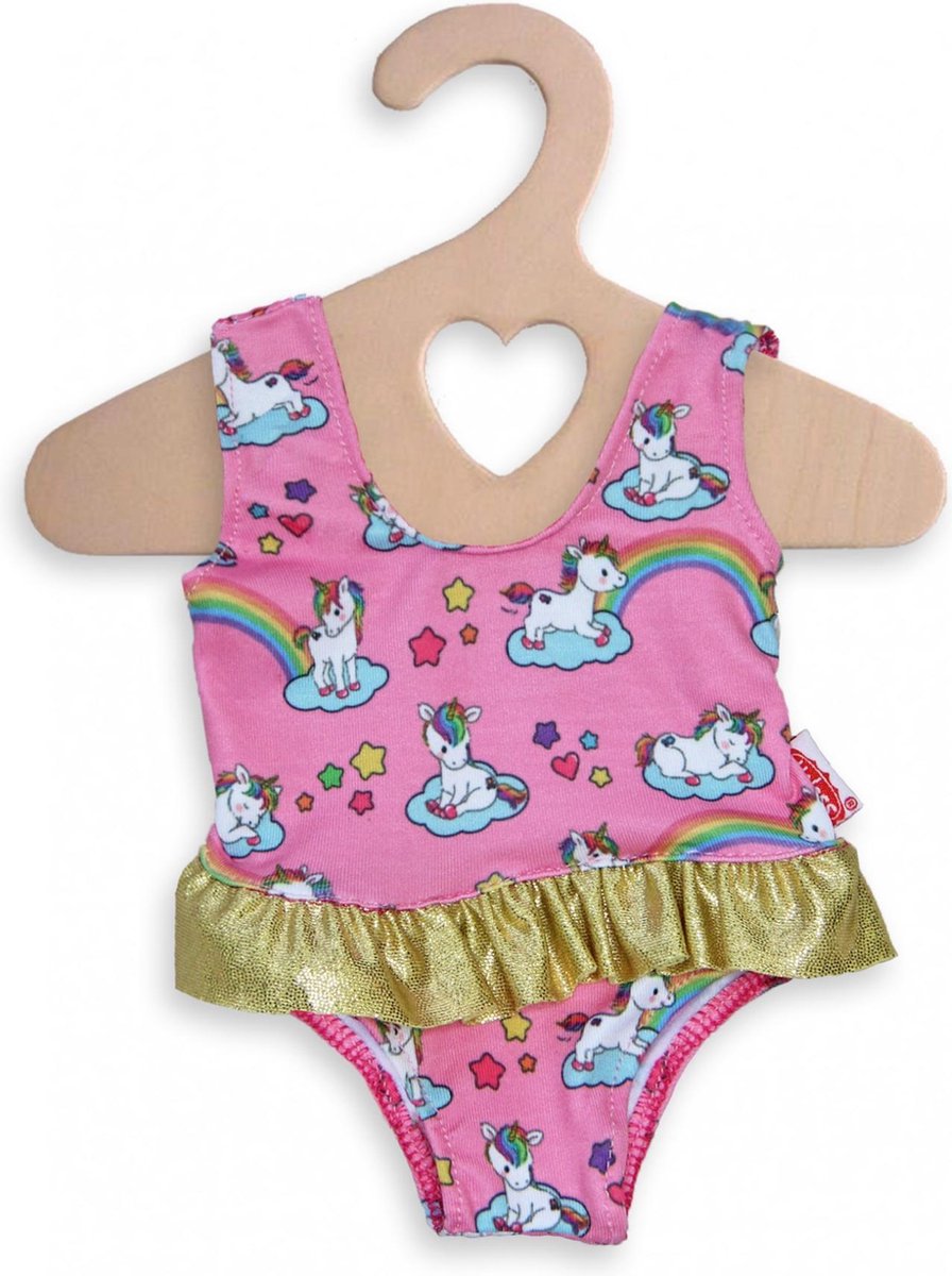 Heless poupées maillot de bain licorne, 28-35 cm