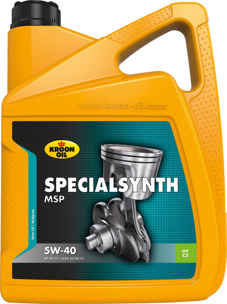 Kroon-oil specialsynth msp - huile moteur 5w-40 - acea c3 - 5 litres - synthétique