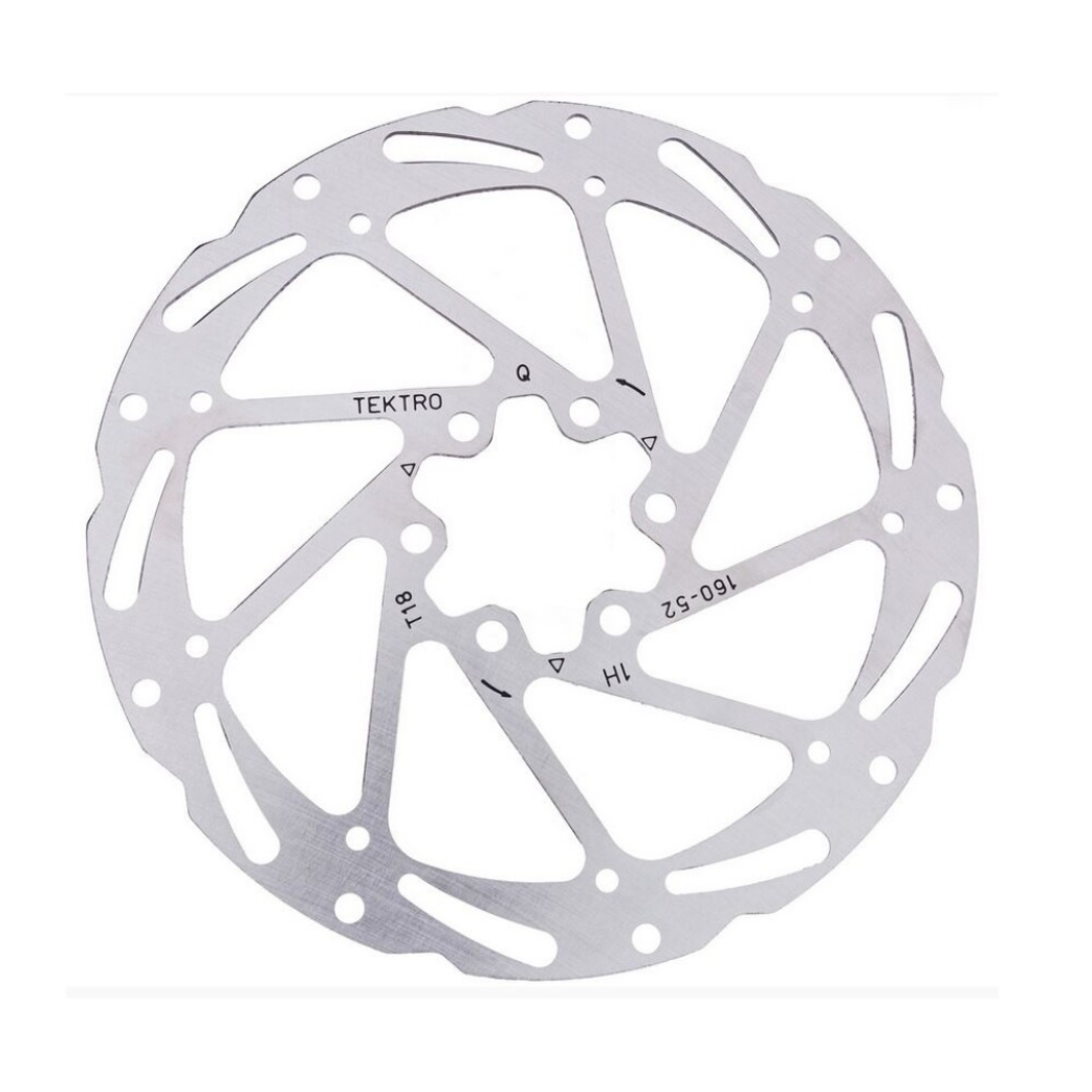 Disque de frein à disque Tektro tr180-45 ø180x2,3mm, 6 boulons, argent