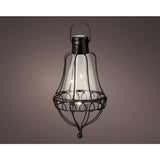 Lampe suspendue solaire Lumineo LED h21cm noire