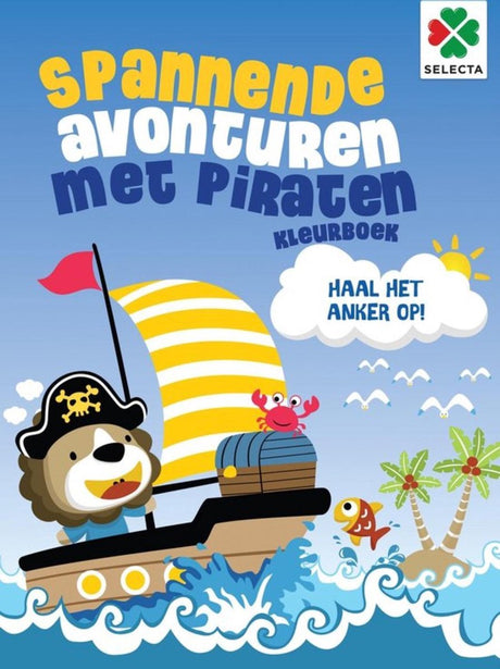 Livre de coloriage Selecta : aventures passionnantes avec des pirates